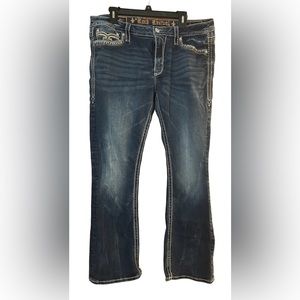 Rock Revival size 34 Meri Easy Boot stretch jean. 30.5” inseam